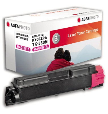 Toner APTK580ME wie Kyocera TK-580M magenta