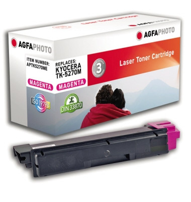 Toner APTK5270ME wie Kyocera TK-5270M magenta