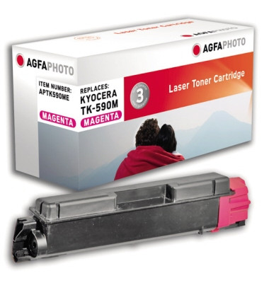 Toner APTK590ME wie Kyocera TK-590M magenta