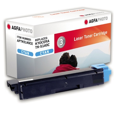 Toner APTK5140CE wie Kyocera TK-5140C cyan