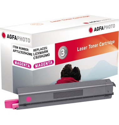 Toner APTLC925H2ME wie Lexmark C925H2MG magenta