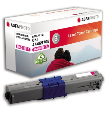 Toner APTO44469705E wie Oki 44469705 magenta