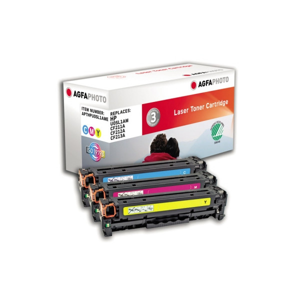 4250164849700 - Toner APTHPU0SL1AME kompatibel zu HP 131A Multipack cyan magenta gelb 3 Stück