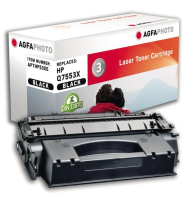 Toner APTHP53XE schwarz 7000 Seiten kompatibel zu Q7553X 53X