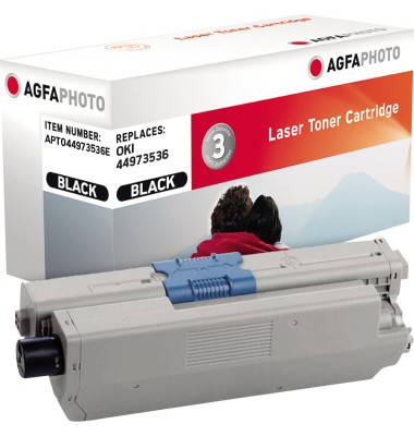 Toner APTO44973536E wie Oki 44973536 schwarz