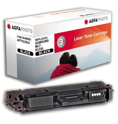 Toner APTS116LE wie Samsung MLT-D116L/ELS schwarz