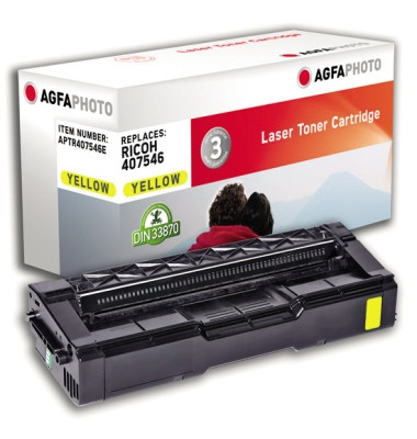 Toner APTR407546E wie Ricoh 407546 gelb