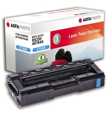 Toner APTR407544E wie Ricoh 407544 cyan