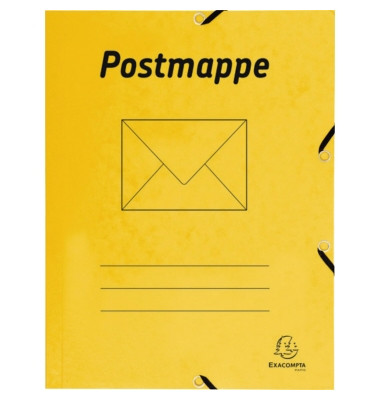Postmappe 55549B, A4 Karton 425g, mit 3 Einschlagklappen
