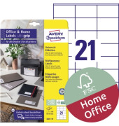 Etiketten Home Office 3481-10, weiß 70x41mm, 