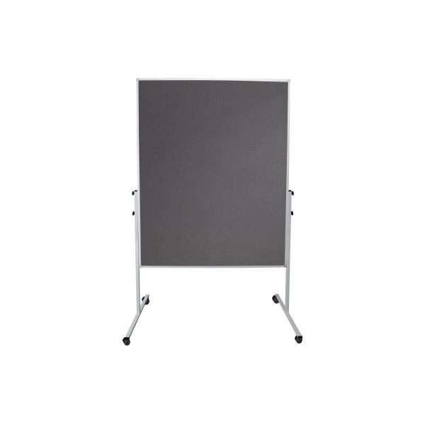 4003630012944 - Moderationswand 4868 120x150cm Filz grau inkl Rollen