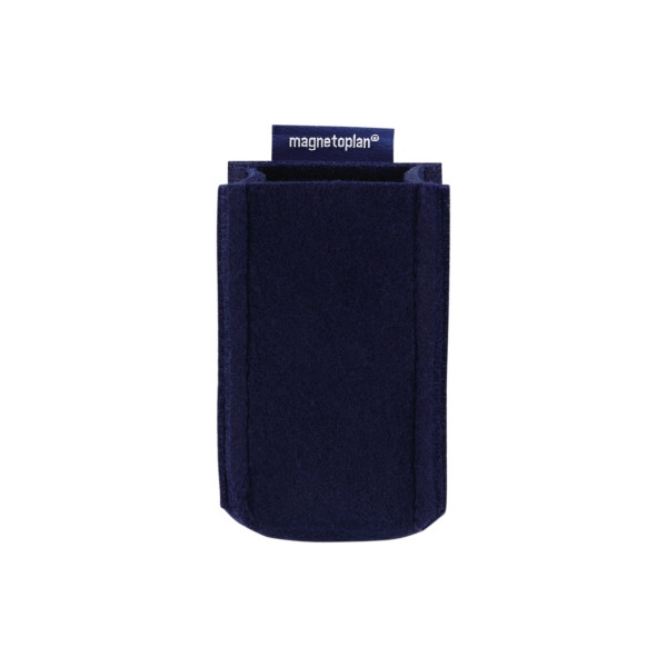 4013695062822 - Magnetoplan - Stiftehalter ® magnetoTray ecoAware small 6 x 10 x 6 cm (b x h x t) nicht selbstklebend magnethaftend Polyester 100 % recycelt blau