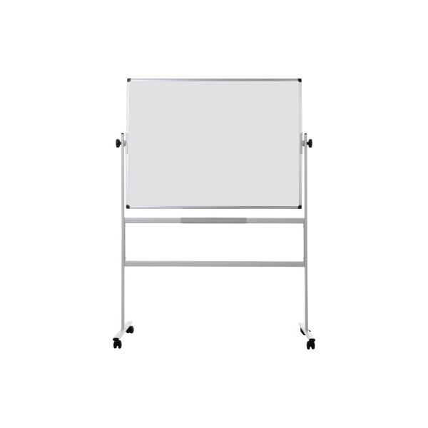 5603750106364 - Stativdrehtafel Whiteboard MOBIL QR0304 120x120cm emailliert Aluminiumrahmen 5603750106364 Bi-Office