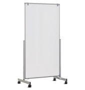 Stativdrehtafel-Whiteboard MAULpro easy2move, 6339684, 100x180cm (HxB), kunststoffbeschichtet, Aluminium