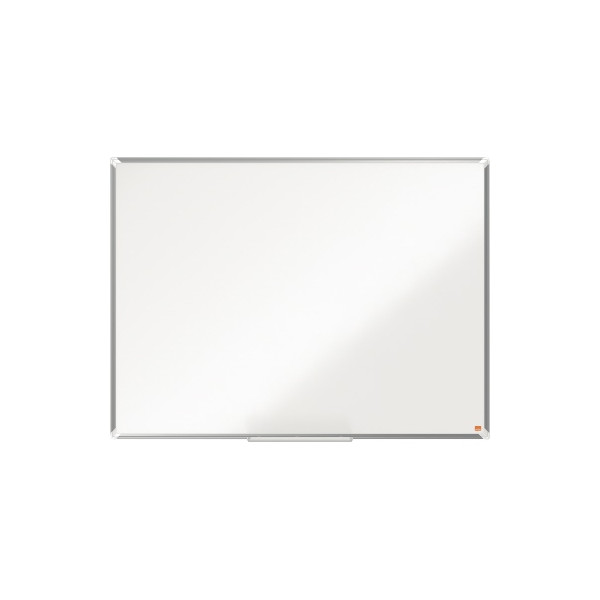 5028252608176 - nobo Whiteboard Premium Plus Stahl weiß emailliert magnethaftend B 1200 x H 900 mm inkl abnehmbarer Stiftablage und 1 Boardmarker