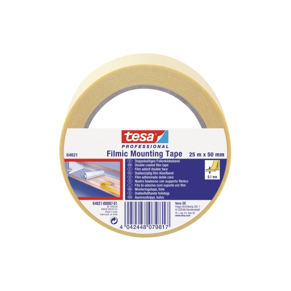 4042448079817 - - Klebeband ® 50 mm x 25 m (b x l) beidseitig klebend Polypropylen transparent