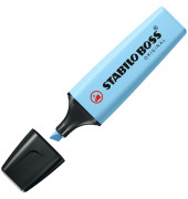 Textmarker BOSS ORIGINAL Pastel, 70/112, blau, 2-5mm Keilspitze