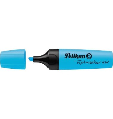 Textmarker 490, 814133, blau, 1-5mm Keilspitze