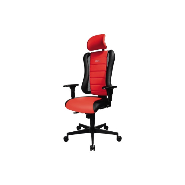 4014296492803 - Gaming Stuhl SITNESS RS 3D-Sitzfläche Synchronmechanik Sitzzeit 8 Std schwarz rot