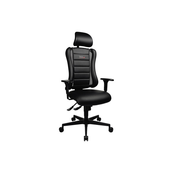 4014296492834 - Gaming Stuhl SITNESS RS 3D-Sitzfläche Synchronmechanik Sitzzeit 8 Std schwarz schwarz