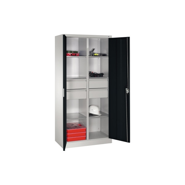 4059096047884 - Werkzeugschrank 89213042S10123 6Bd 4Sch 1950x930x500mm lgr sgr 4059096047884 C+P-Möbel