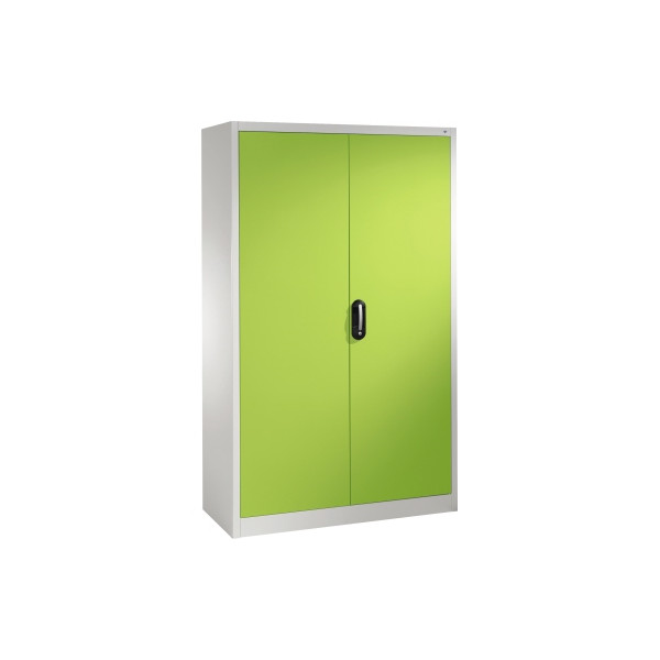 4052574950454 - CP Stahlschrank C 2000 Acurado 9460-000 lichtgrau viridingrün 1200 x 400 x 1950 cm aufgebaut