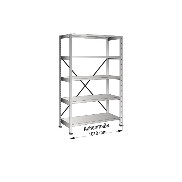 4260458232453 - Steckregal 128103 Grund 1000x1920x200mm 5OH vz