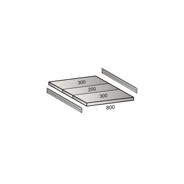 4260035211567 - Fachboden für Industriesteckregal Bodenbreite 800 mm Tiefe 800 mm