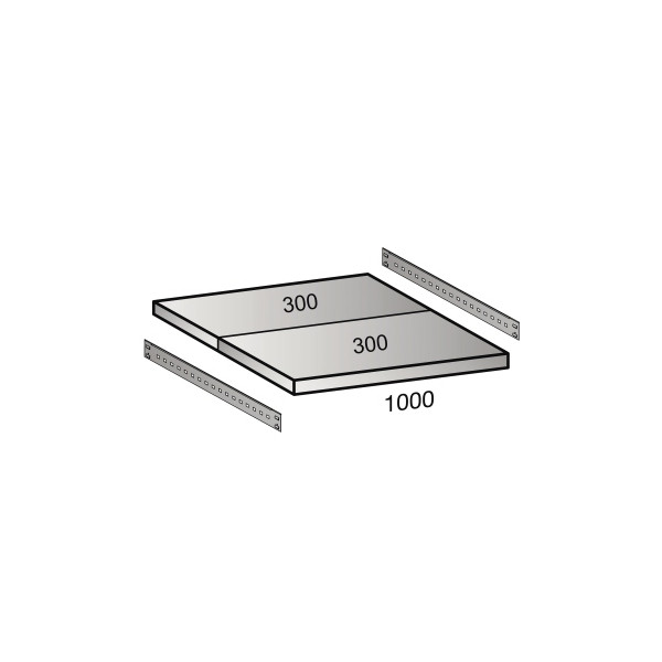 4260035211864 - Fachboden für Industriesteckregal Bodenbreite 1000 mm Tiefe 600 mm