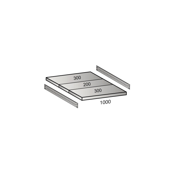 4260035211963 - Fachboden für Industriesteckregal Bodenbreite 1000 mm Tiefe 800 mm