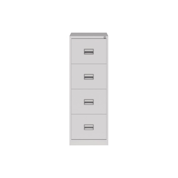 0796376586520 - Hängeregistraturschrank ECO einbahnig DIN A4 4 HR-Schubladen Farbe lichtgrau  H 1296 x B 467 x T 620 mm