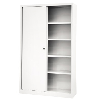 Schiebetürenschrank ECO SD12194S696 4Böden verkehrsweiß