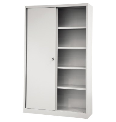 Schiebetürenschrank ECO SD12194S645 4Böden lichtgrau