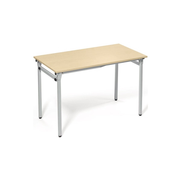 4003969056596 - Klapptisch 810010879 72cm (H) 120x60cm (BxT) rechteckig ahorn   silber 4003969056596 Soennecken