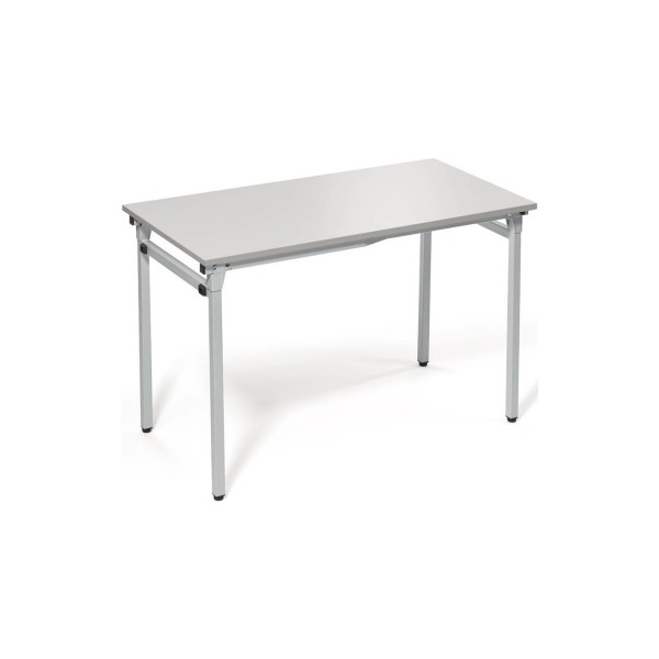 4003969056572 - Klapptisch 810010881 72cm (H) 120x60cm (BxT) rechteckig lichtgrau   silber 4003969056572 Soennecken