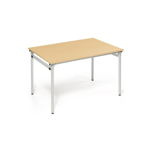 4003969056626 - Klapptisch 810010972 72cm (H) 120x80cm (BxT) rechteckig buche   silber 4003969056626 Soennecken