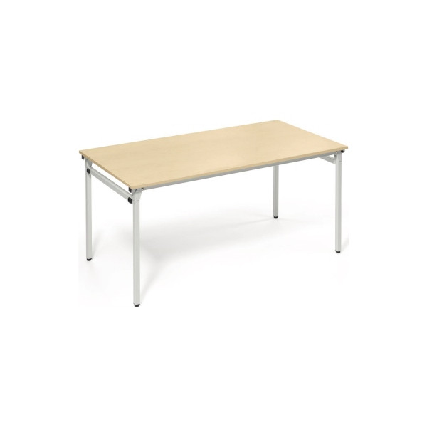 4003969056718 - Klapptisch 810011179 72cm (H) 160x80cm (BxT) rechteckig ahorn   silber 4003969056718 Soennecken