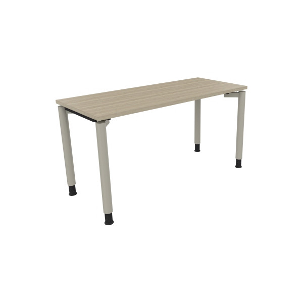 4003969081291 - Schreibtisch All in One 810037771 höhenverstellbar 68-82cm (H) rechteckig eiche natur   silberaluminium 4003969081291 Soennec