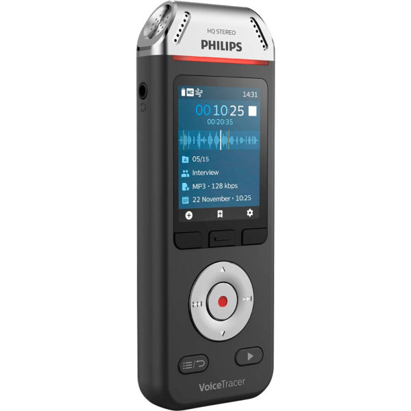 0855971006434 - Diktiergerät Digital VoiceTracer DVT2110 47 x 128 x 16 cm (B x H x T) MP3 12882000 PCM 144000min inkl USB-C-Kabel sch