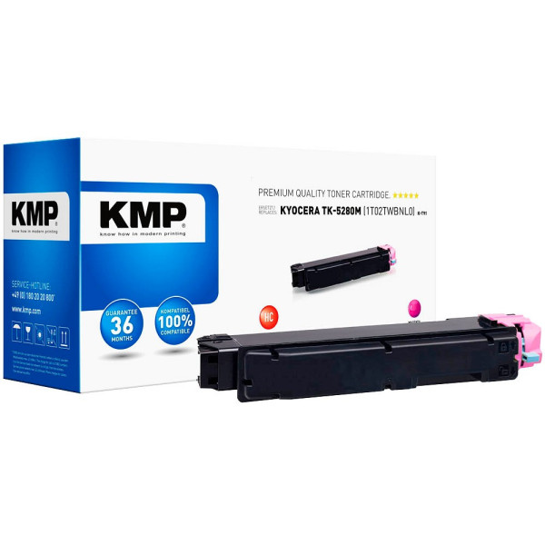 4011324372823 - 2923 Printtechnik AG Toner Kyocera TK-5280 TK5280 magenta 11000 S K-T91 rem 29233006 4011324372823