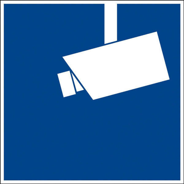 4044589129949 - Hinweisaufkleber Schild Hinw Videoüberwachung 10 cm x 10 cm Hinweis Videoüberwachung