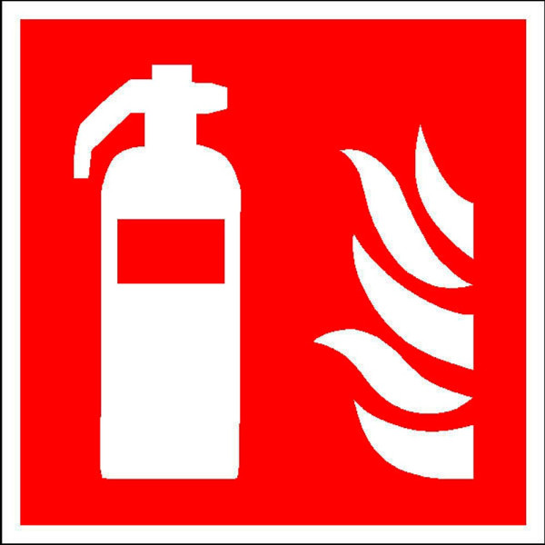 4044589368409 - Brandschutzschild Schild Feuerlöscher 20x20 cm 20 cm x 20 cm Feuerlöscher