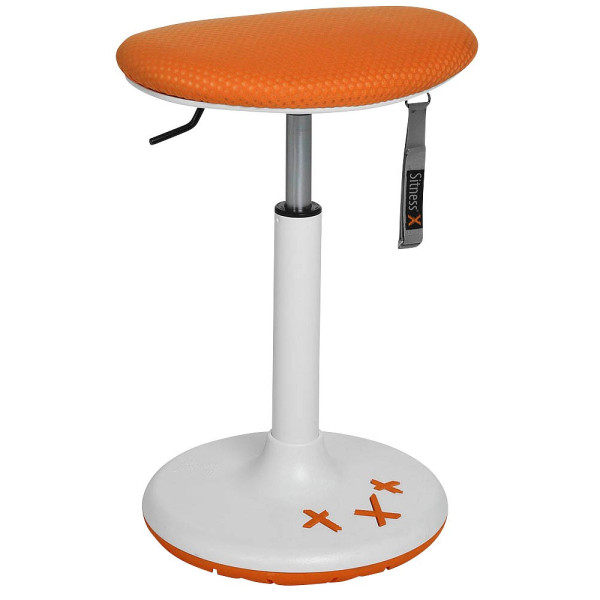 4014296796055 - Hocker FX434CR4 Sitness X-Stool 20 orange höhenverstellbar bis 110kg 4014296796055 Topstar