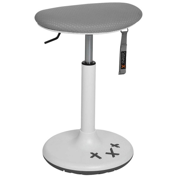 4014296796048 - Hocker FX433CR3 Sitness X-Stool 20 grau höhenverstellbar bis 110kg 4014296796048 Topstar