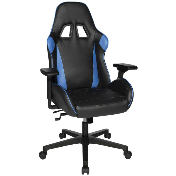 4014296800493 - Gaming Stuhl Speed Chair 2 7830TW3 KU06 blau schwarz schwarz Kunstleder