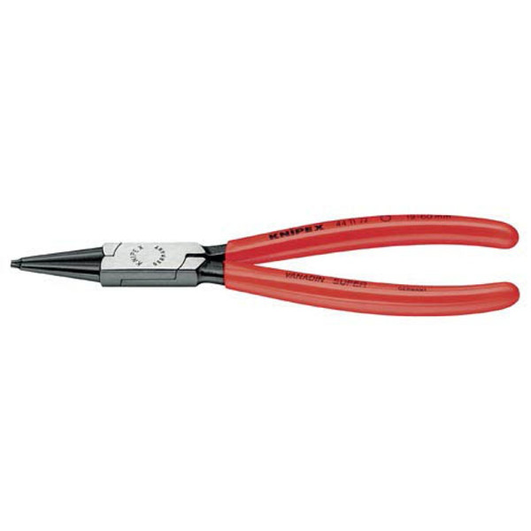 4003773022879 - KNIPEX Sicherungsringzange 44 11 J2 Kunststoffabdeckung Schwarz Rot Chrom Vanadium Stahl