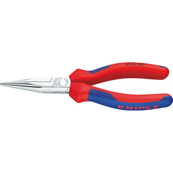 4003773035060 - KNIPEX 30 25 160 Langbeckzange mit Mehrkomponenten-Hüllen verchromt 160 mm