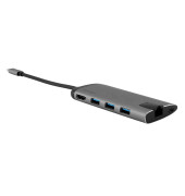 USB 3.1 (Gen 1) , USB C Hub USB-C Hub mit HDMI, RJ45 und Kartenleser