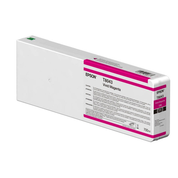 0010343917491 - ORIGINAL Tintenpatrone Magenta (vivid) C13T804300 T8043 700ml Ultrachrome HD UltraChrome HDX