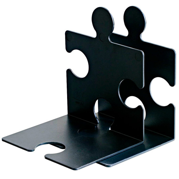 4012473921276 - Buchstützen Han Buchstütze Puzzle sz 2St 123 x 142 x 171 cm schwarz